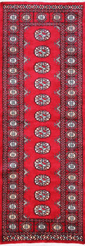 Bochara - Teppich aus Pakistan,  Schurwolle, Größe: 78x221cm Sonderpreis: € 361,-