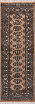 Bochara - Teppich aus Pakistan,  Schurwolle, Größe: 65x182cm Sonderpreis: € 248,-