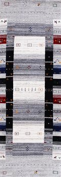 Gabbeh-Loom - Teppich aus Indien,  Schurwolle, Größe: 84x246cm Sonderpreis: € 433,-
