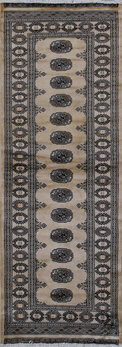 Bochara - Teppich aus Pakistan,  Schurwolle, Größe: 83x234cm Sonderpreis: € 407,-