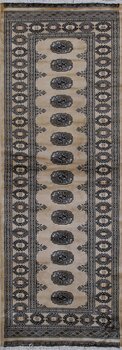Bochara - Teppich aus Pakistan,  Schurwolle, Größe: 83x234cm Sonderpreis: € 407,-