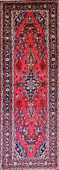 Hamadan - Teppich aus Orient,  Schurwolle, Größe: 109x314cm Sonderpreis: € 718,-