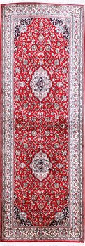 Kashmir-Seide - Teppich aus Kashmir,  Natur-Seide, Größe: 76x218cm Sonderpreis: € 1.215,-
