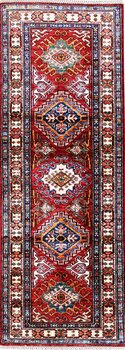 Kazak Exklusiv - Teppich aus Afghanistan ,  Ghazniwolle, Größe: 63x172cm Sonderpreis: € 426,-