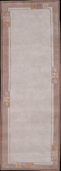 Benares - Teppich aus Tibet,  Schurwolle, Größe: 84x249cm Sonderpreis: € 198,-