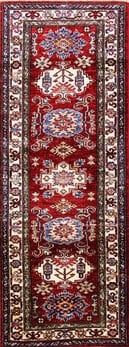 Kazak Exklusiv - Teppich aus Afghanistan ,  Ghazniwolle, Größe: 64x175cm Sonderpreis: € 440,-