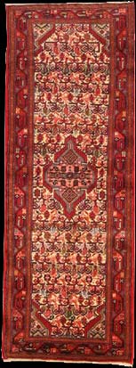 Hamadan - Teppich aus Orient,  Schurwolle, Größe: 81x218cm Sonderpreis: € 301,-