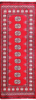 Bochara - Teppich aus Pakistan,  Schurwolle, Größe: 79x204cm Sonderpreis: € 380,-