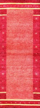 Gabbeh-Jumbo - Teppich aus Indien,  Schurwolle, Größe: 76x198cm Sonderpreis: € 158,-