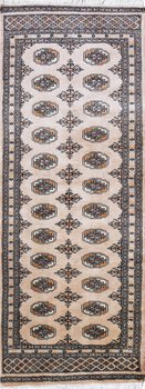 Bochara - Teppich aus Pakistan,  Schurwolle, Größe: 79x202cm Sonderpreis: € 377,-