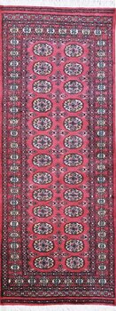 Bochara - Teppich aus Pakistan,  Schurwolle, Größe: 79x202cm Sonderpreis: € 377,-
