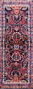 Hamadan - Teppich aus Orient,  Schurwolle, Größe: 87x228cm Sonderpreis: € 520,-