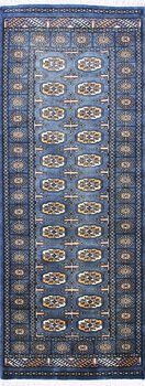 Bochara - Teppich aus Pakistan,  Schurwolle, Größe: 80x204cm Sonderpreis: € 385,-