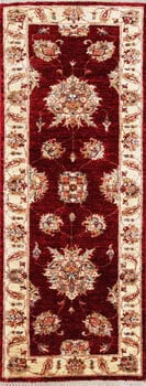 Ziegler-Chobi - Teppich aus Afghanistan ,  Ghazniwolle, Größe: 63x165cm Sonderpreis: € 408,-