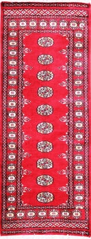 Bochara - Teppich aus Pakistan,  Schurwolle, Größe: 79x196cm Sonderpreis: € 365,-