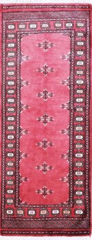 Bochara - Teppich aus Pakistan,  Schurwolle, Größe: 80x203cm Sonderpreis: € 383,-