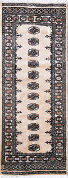 Bochara - Teppich aus Pakistan,  Schurwolle, Größe: 80x199cm Sonderpreis: € 376,-