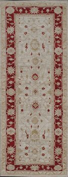 Ziegler-Chobi - Teppich aus Afghanistan ,  Ghazniwolle, Größe: 76x200cm Sonderpreis: € 538,-