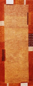 Gabbeh-Jumbo - Teppich aus Indien,  Schurwolle, Größe: 77x194cm Sonderpreis: € 157,-