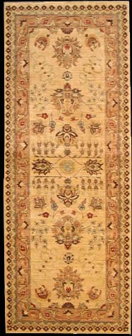 Ziegler-Chobi - Teppich aus Afghanistan ,  Ghazniwolle, Größe: 95x251cm Sonderpreis: € 787,-