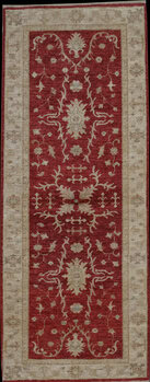 Ziegler-Chobi - Teppich aus Afghanistan ,  Ghazniwolle, Größe: 80x199cm Sonderpreis: € 563,-