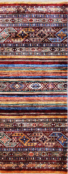Gabbeh-Loribaff - Teppich aus Afghanistan ,  Ghazniwolle, Größe: 80x204cm Sonderpreis: € 812,-