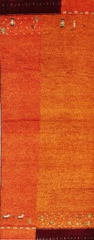 Gabbeh-Jumbo - Teppich aus Indien,  Schurwolle, Größe: 77x201cm Sonderpreis: € 163,-