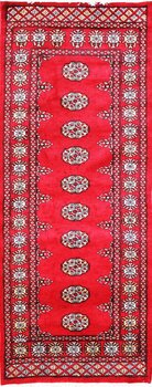 Bochara - Teppich aus Pakistan,  Schurwolle, Größe: 81x201cm Sonderpreis: € 384,-