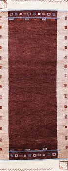 Gabbeh-Jumbo - Teppich aus Indien,  Schurwolle, Größe: 82x203cm Sonderpreis: € 175,-