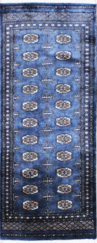 Bochara - Teppich aus Pakistan,  Schurwolle, Größe: 81x201cm Sonderpreis: € 384,-