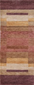 Gabbeh-Jumbo - Teppich aus Indien,  Schurwolle, Größe: 81x202cm Sonderpreis: € 215,-