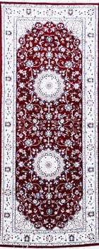 Nain - Teppich aus Indien,  Schafwolle/Seide, Größe: 82x196cm Sonderpreis: € 631,-