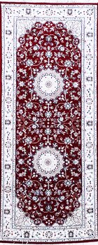 Nain - Teppich aus Indien,  Schafwolle/Seide, Größe: 82x196cm Sonderpreis: € 631,-