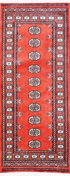 Bochara - Teppich aus Pakistan,  Schurwolle, Größe: 80x194cm Sonderpreis: € 366,-