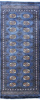 Bochara - Teppich aus Pakistan,  Schurwolle, Größe: 80x194cm Sonderpreis: € 366,-