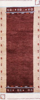 Gabbeh-Jumbo - Teppich aus Indien,  Schurwolle, Größe: 84x206cm Sonderpreis: € 182,-