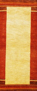 Gabbeh-Jumbo - Teppich aus Indien,  Schurwolle, Größe: 78x201cm Sonderpreis: € 165,-