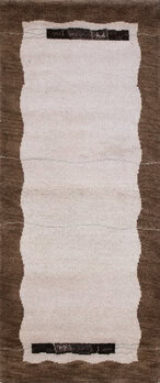 Gabbeh-Jumbo - Teppich aus Indien,  Schurwolle, Größe: 81x193cm Sonderpreis: € 205,-