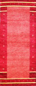 Gabbeh-Jumbo - Teppich aus Indien,  Schurwolle, Größe: 81x196cm Sonderpreis: € 167,-