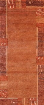Tibet-Color - Teppich aus Indien,  Schafwolle/Viskose, Größe: 85x198cm Sonderpreis: € 353,-
