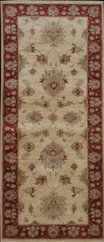 Ziegler-Chobi - Teppich aus Afghanistan ,  Ghazniwolle, Größe: 81x183cm Sonderpreis: € 524,-