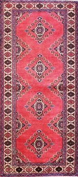 Hamadan - Teppich aus Orient,  Schurwolle, Größe: 121x280cm Sonderpreis: € 622,-