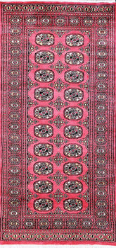 Bochara - Teppich aus Pakistan,  Schurwolle, Größe: 95x202cm Sonderpreis: € 402,-