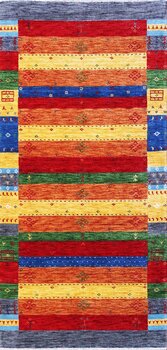 Gabbeh-Loom - Teppich aus Indien,  Schurwolle, Größe: 100x202cm Sonderpreis: € 424,-