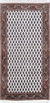Mir - Teppich aus Indien,  Schurwolle, Größe: 63x124cm Sonderpreis: € 246,-