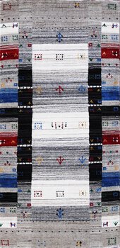 Gabbeh-Loom - Teppich aus Indien,  Schurwolle, Größe: 73x149cm Sonderpreis: € 228,-