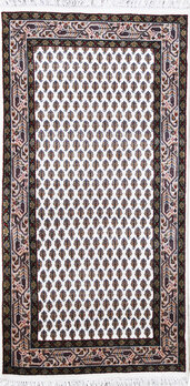 Mir - Teppich aus Indien,  Schurwolle, Größe: 75x145cm Sonderpreis: € 342,-