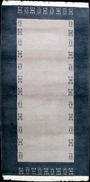 Anapurna - Teppich aus Nepal,  Schurwolle, Größe: 75x141cm Sonderpreis: € 100,-