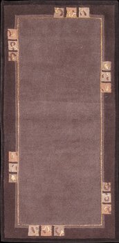 Benares - Teppich aus Tibet,  Schurwolle, Größe: 71x145cm Sonderpreis: € 97,-