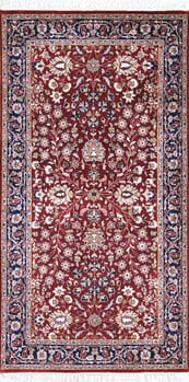 Hereke - Teppich aus Indien,  Schurwolle, Größe: 82x156cm Sonderpreis: € 603,-